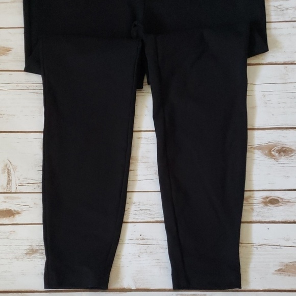 Forever 21+ black double zip front pants - Picture 3 of 8